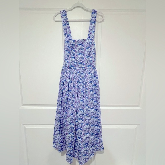 J.Crew NWOT Liberty fabric 💯 percent cotton w/pockets & adjustable straps sz16 - Picture 6 of 10